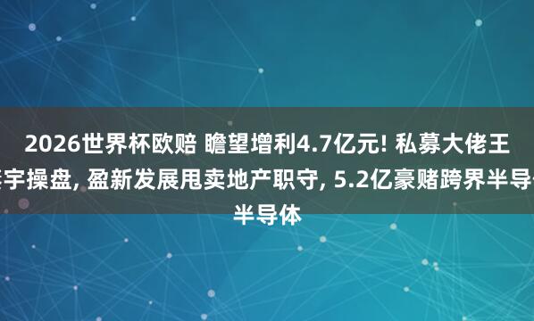 2026世界杯欧赔 瞻望增利4.7亿元! 私募大佬王赓宇操盘， 盈新发展甩卖地产职守， 5.2亿豪赌跨界半导体